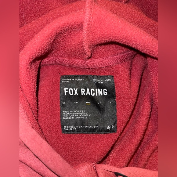 Burnt Orange Fox Hoodie - Picture 3 of 3